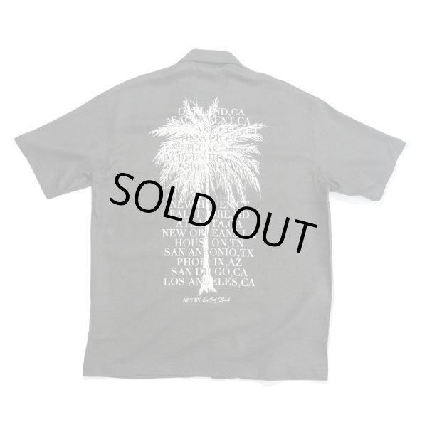 画像2:  LAID BACK / palmtree printed shirts (2)