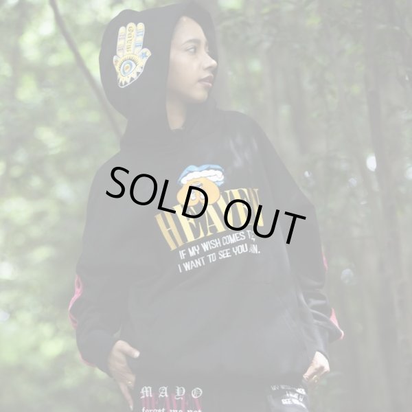 画像7: MAYO / embroidery rip heart hoodie (7)