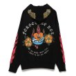 画像1: MAYO / embroidery rip heart hoodie (1)