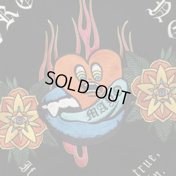 画像5: MAYO / embroidery rip heart hoodie (5)