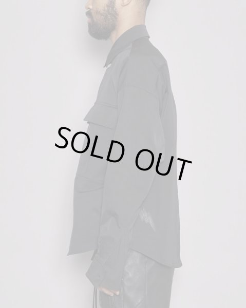 画像4: TAIN DOUBLE PUSH / flap pocket outer shirts (4)
