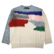 画像1: A GOOD BAD INFLUENCE / multi color mohair knit sweater (1)