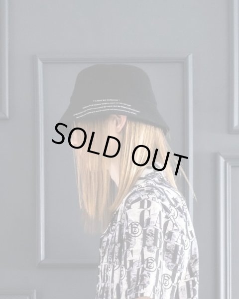 画像5: A GOOD BAD INFLUENCE / logo bermuda bucket hat (5)