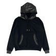 画像1: LAST NEST / black coating logo hoodie (1)