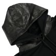 画像3: LAST NEST / black coating logo hoodie (3)