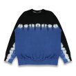 画像1: LAST NEST / ripple tie-dye sweat (1)