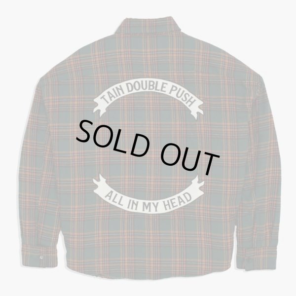 画像2: TAIN DOUBLE PUSH / all in my head check boa shirts (2)