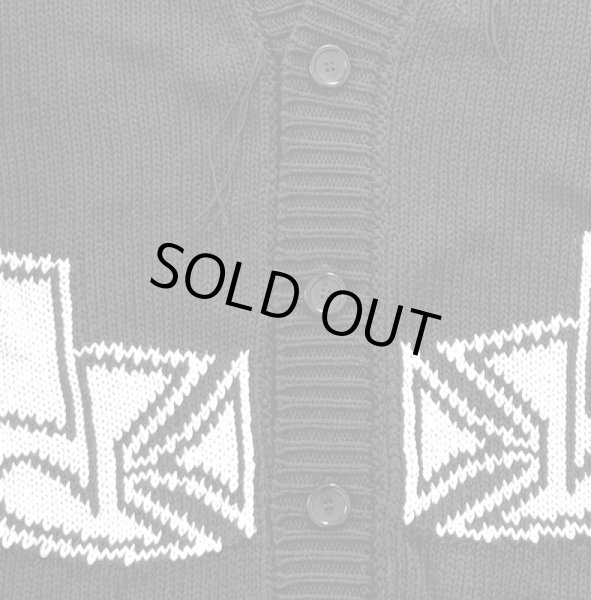 画像2: ASKYURSELF / chunky banned knit cardigan (2)