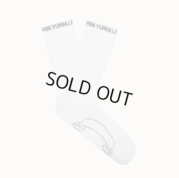 画像1: ASKYURSELF / signature cuff socks 3pack (1)