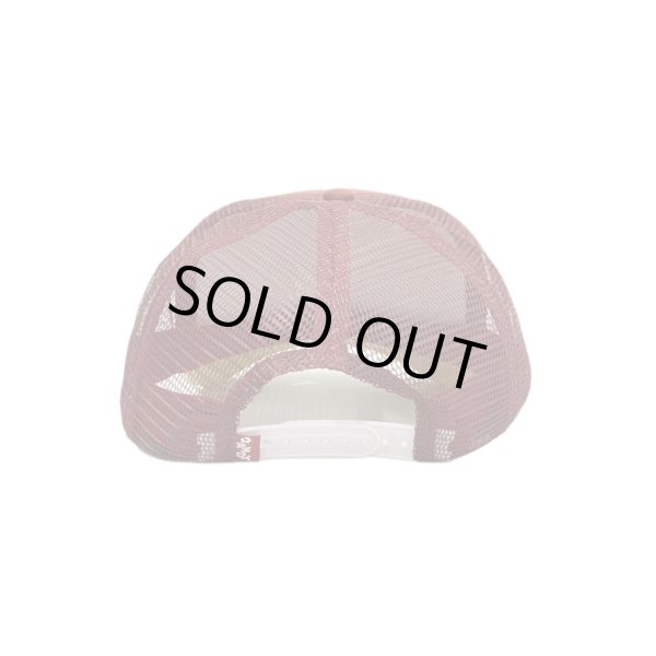 画像3: VANDYTHEPINK / original burger shop trucker hat burgundy/gold (3)