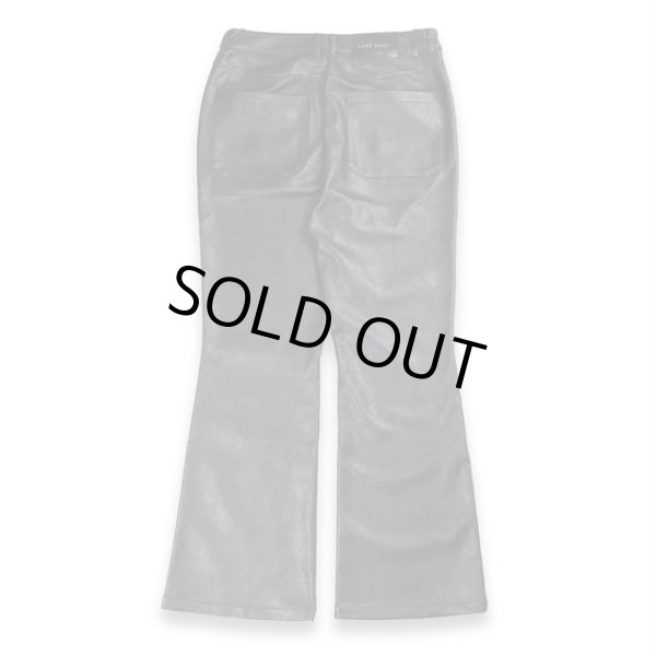 画像2: LAST NEST / leather flear pants (2)