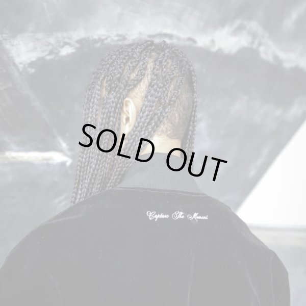 画像4: LAST NEST / velvet embroidered varsity jacket (4)