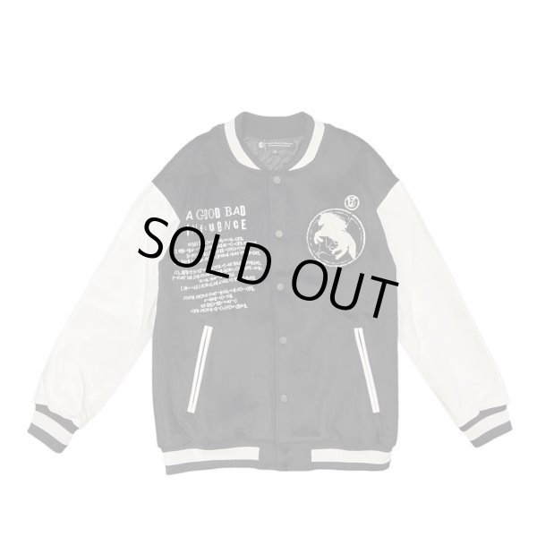 画像1: A GOOD BAD INFLUENCE / horse logo varsity jacket (1)