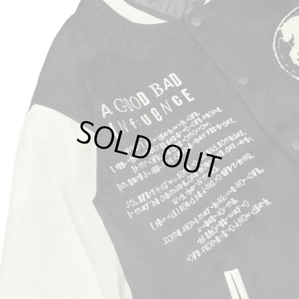 画像4: A GOOD BAD INFLUENCE / horse logo varsity jacket (4)