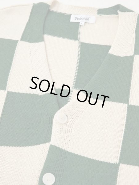 画像4: PROFOUND / checkered cardigan (4)