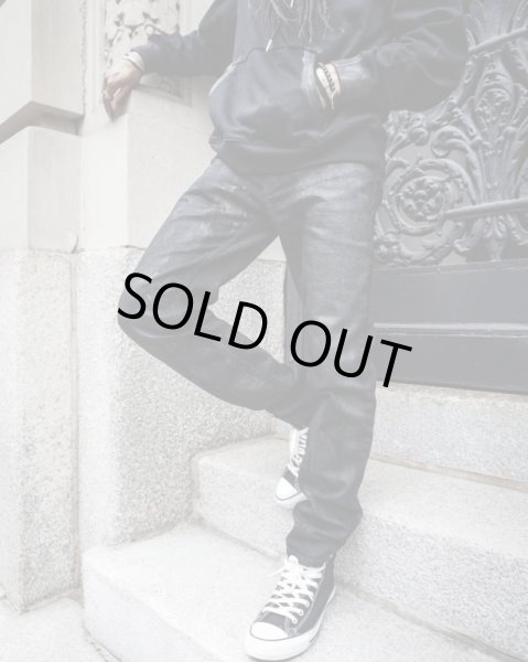 画像3: LAST NEST / black coating denim (3)