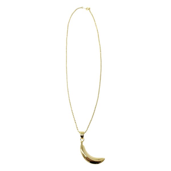 画像1: SPARKING × ORCHARD / chain necklace single banana top gold (1)