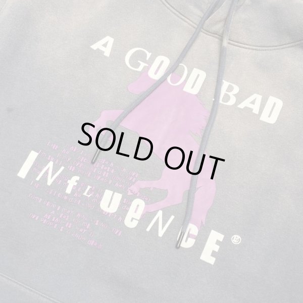 画像3: A GOOD BAD INFLUENCE / horse logo gradation hoodie (3)