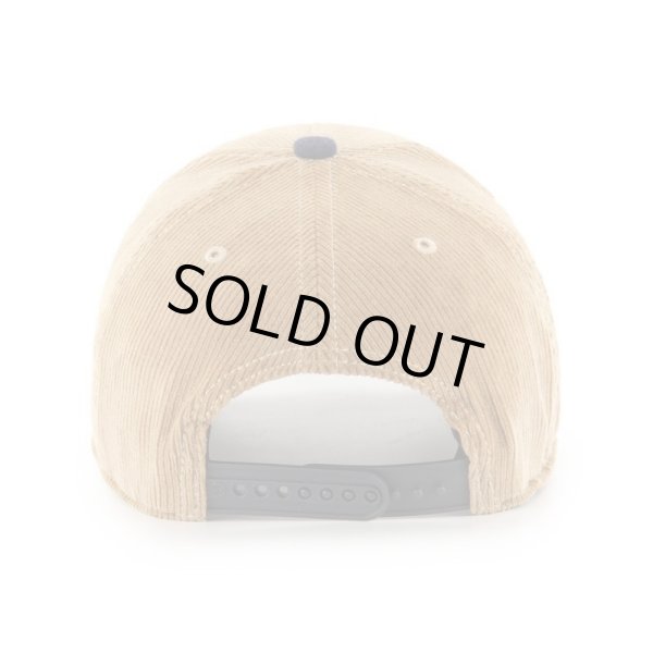 画像2: ’47 / NEW YORK YANKEES CORDUROY '47 MVP DT TWO TONE khaki × navy (2)