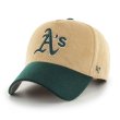 画像1: ’47 / OAKLAND ATHLETICS CORDUROY '47 MVP DT TWO TONE khaki × dark green (1)