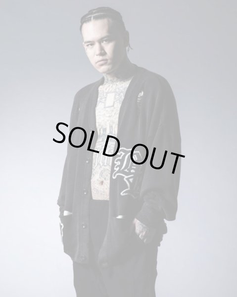 画像3: BREATH / crush lettered cardigan (3)