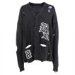 画像1: BREATH / crush lettered cardigan (1)