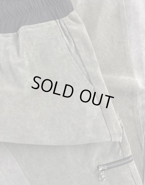 画像2: ASKYURSELF / zip flare canvas jogger (2)
