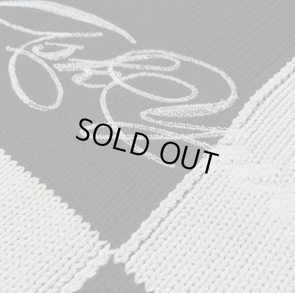 画像2: ASKYURSELF / chunky checkered knit (2)