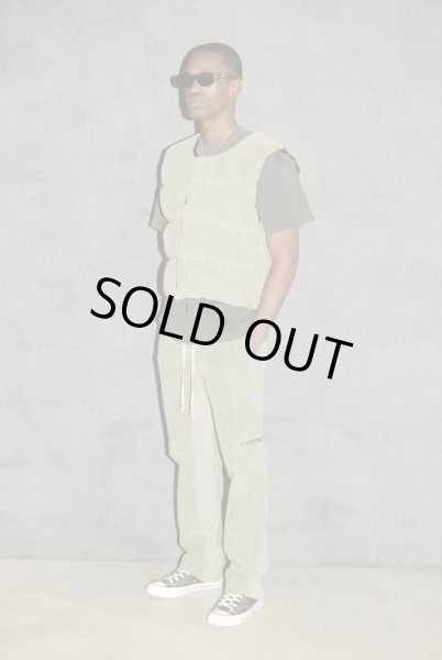 画像5: ASKYURSELF / zip flare canvas jogger (5)