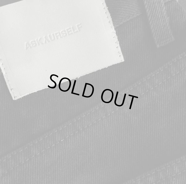 画像2: ASKYURSELF / 90s phrase flare denim (2)