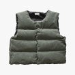 画像1: ASKYURSELF / military canvas puffer vest (1)