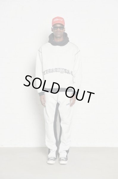 画像3: ASKYURSELF / contrast tattoo flare jogger (3)