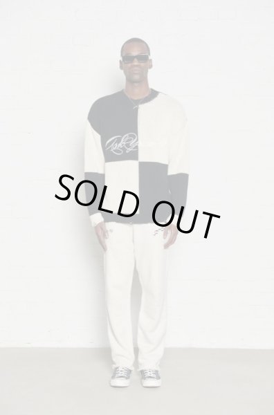 画像3: ASKYURSELF / chunky checkered knit (3)