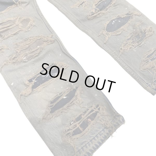 画像6: INNOCENCE / destroy denim pants indigo (6)