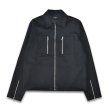 画像1: LAID BACK / multi zipped trucker jacket (1)