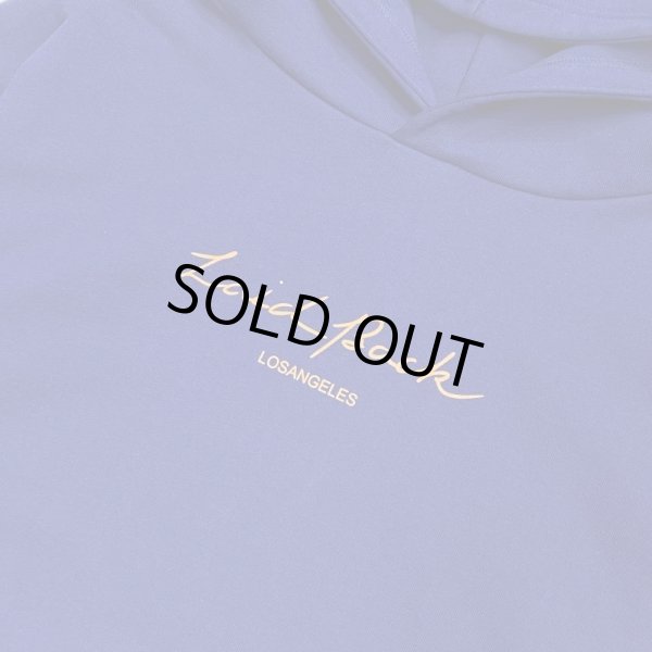 画像3: LAID BACK / premium heavy box hoodie blue (3)