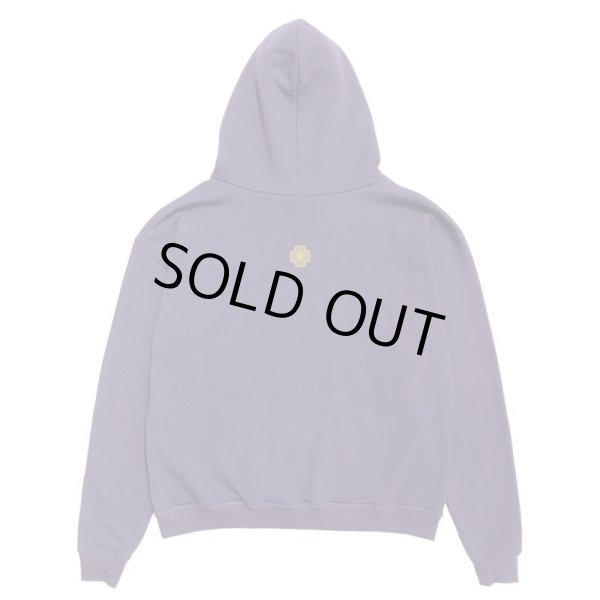 画像2: LAID BACK / premium heavy box hoodie purple (2)