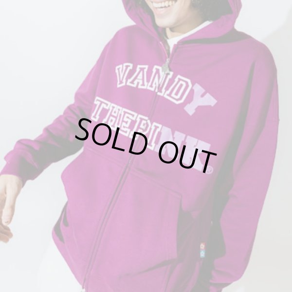 画像4: VANDYTHEPINK / COLLEGE ZIP HOODIE (4)