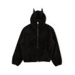 画像1: VANDYTHEPINK / ANIMAL FLEECE ZIP-UP BAT (1)