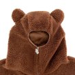 画像2: VANDYTHEPINK / ANIMAL FLEECE ZIP-UP BEAR (2)