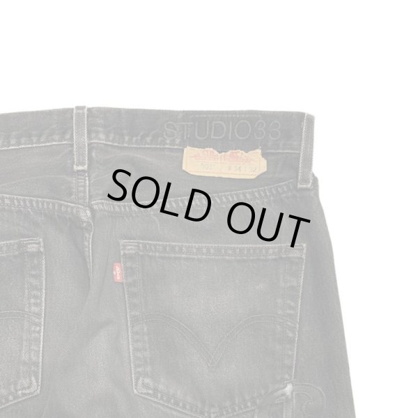 画像6: STUDIO33 / leather patch denim size34 OTHELLO別注 (6)
