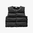 画像1: ASKYURSELF / military canvas puffer vest (1)