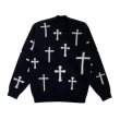 画像2: LAST NEST / dusty cross cardigan (2)