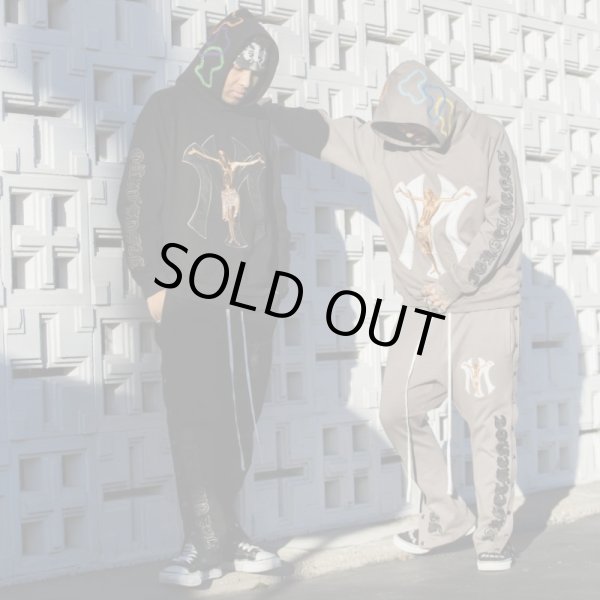 画像5: MAYO / jesus embroidery side snap lounge pants (5)