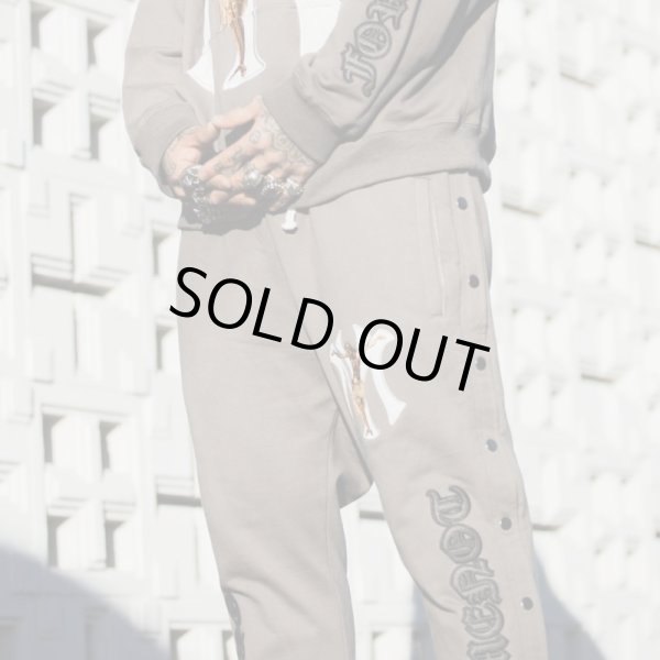 画像7: MAYO / jesus embroidery side snap lounge pants (7)