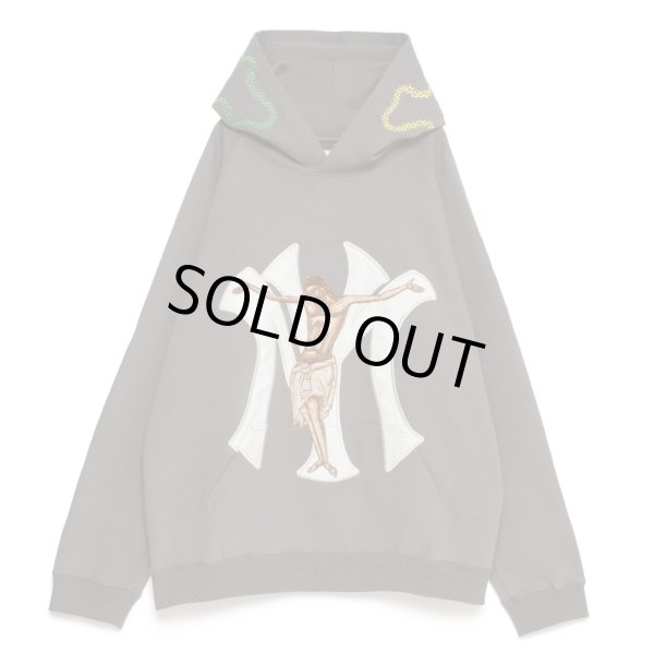 画像1: MAYO / jesus embroidery hoodie (1)