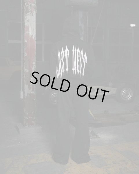 画像3: LAST NEST / dusty black hoodie (3)