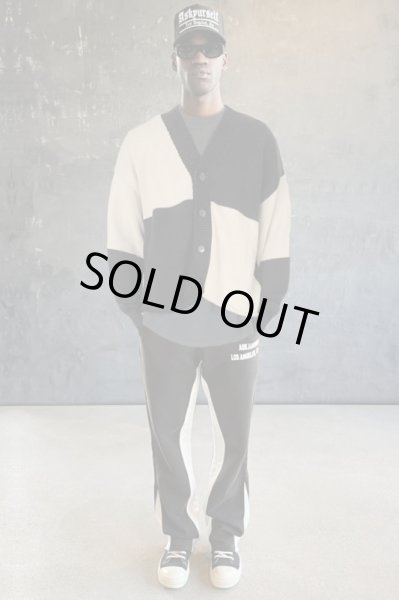 画像4: ASKYURSELF / cropped raw checkered cardigan (4)