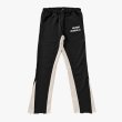 画像1: ASKYURSELF / contrast insert flare jogger (1)