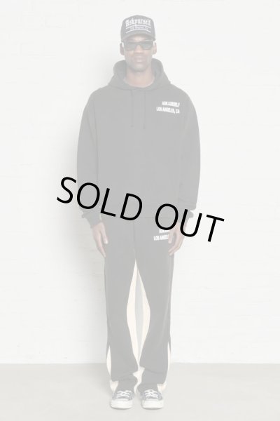 画像3: ASKYURSELF / contrast insert flare jogger (3)